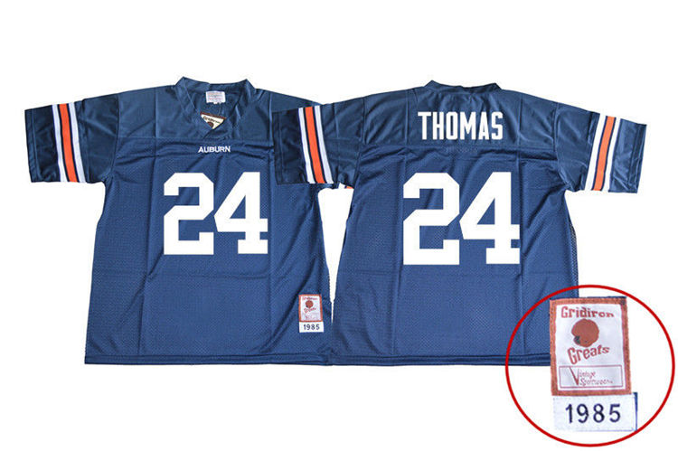 Youth Auburn Tigers #24 Daniel Thomas 1985 Throwback Navy College Stitched Football Jersey
